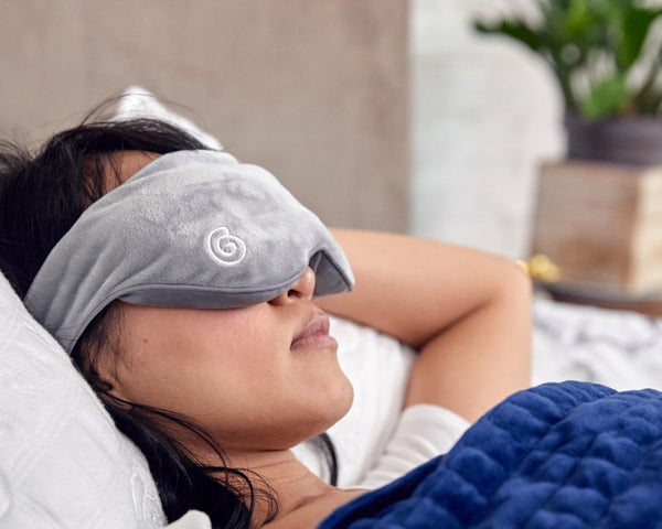 Gravity Weighted Sleep Mask by Gravity Blankets (No Script, Alternate View)