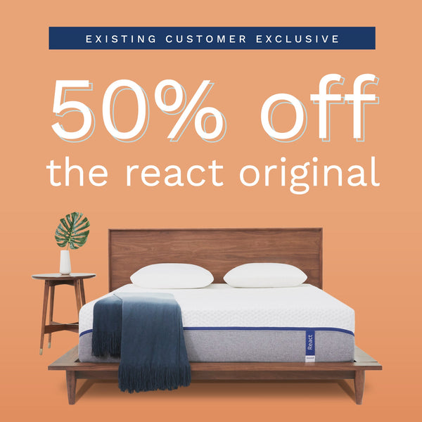 Existing Customer Exclusive! 50% Off The React Original. (No Script)