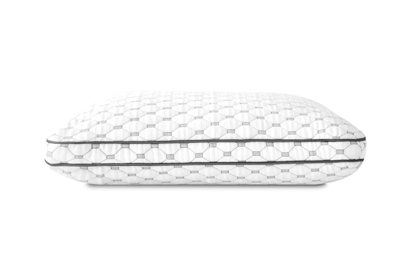 Medium loft image of cold wire plus pillow.  Pillow comes in 3 lofts.